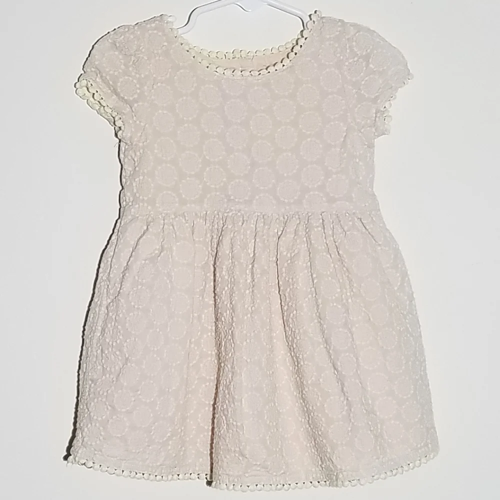 Genuine Kids Oshkosh Lined Embroidered Dress 18m